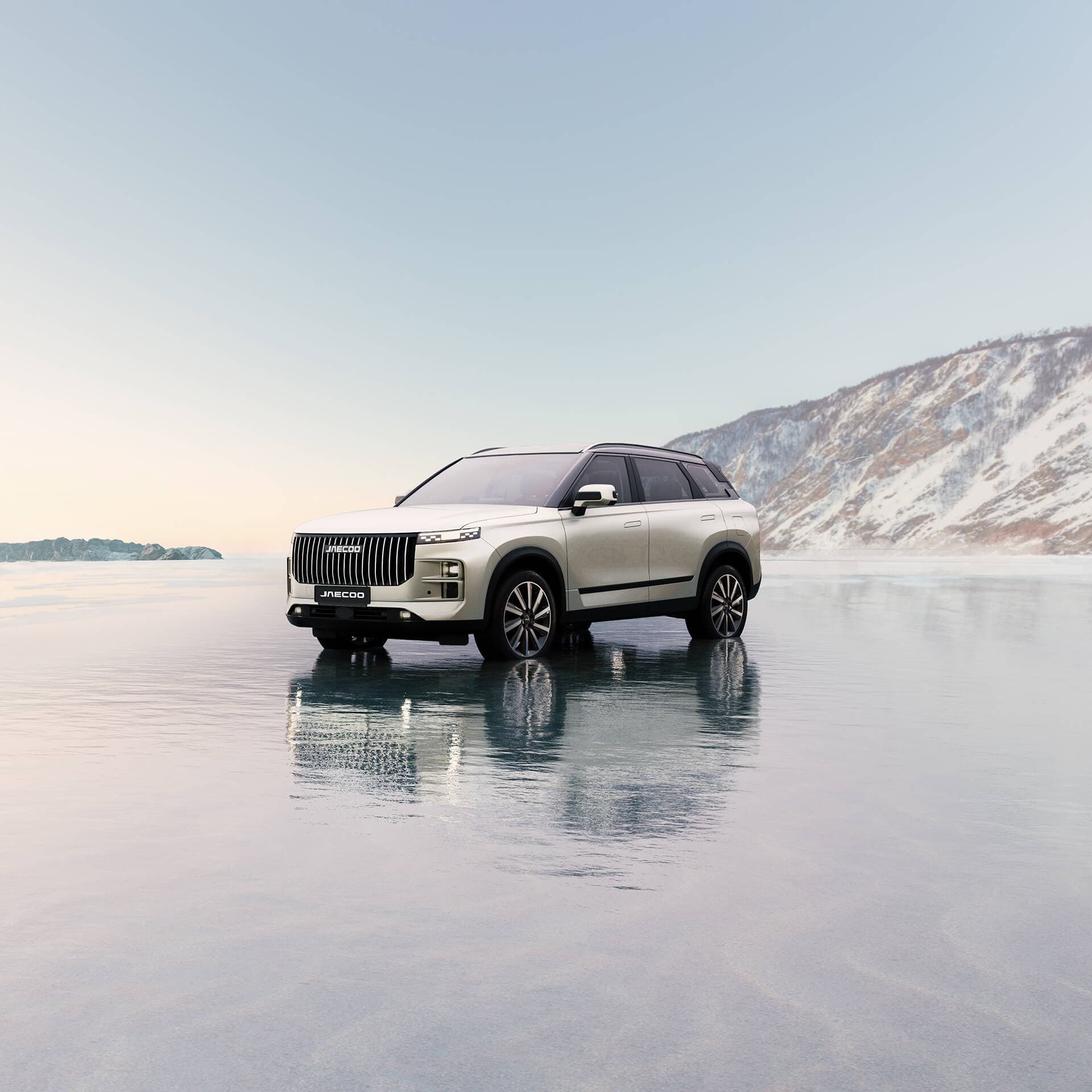 JAECOO Carbon Crystal Black + Moonlight Silver